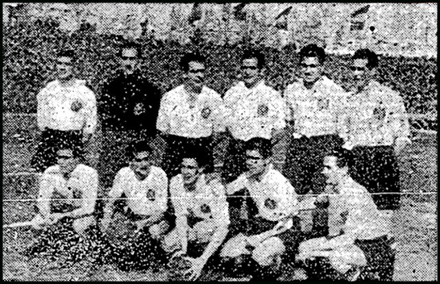 📸SELECCIÓN DE ESPAÑA 📆15 marzo 1942 ⬆️Teruel, Martorell, Mundo, Mateo, Campos, Oceja. ⬇️Epi, Germán, Alonso, Bravo y Gabilondo. SELECCIÓN DE ESPAÑA 4 🆚 SELECCIÓN DE FRANCIA 0 Domingo 15/03/1942, 16:30 horas. Partido internacional amistoso. Sevilla, España, estadio de Nervión. GOLES: ⚽1-0: 3’, Campos. ⚽2-0: 38’, Mundo. ⚽3-0: 65’, Campos. ⚽4-0: 85’, Epi.