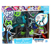 MLP Guardians of Harmony Queen Chrysalis v. Spike the Dragon