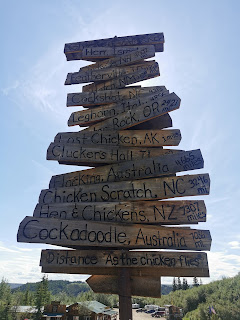 Chicken Signposts, Alaska