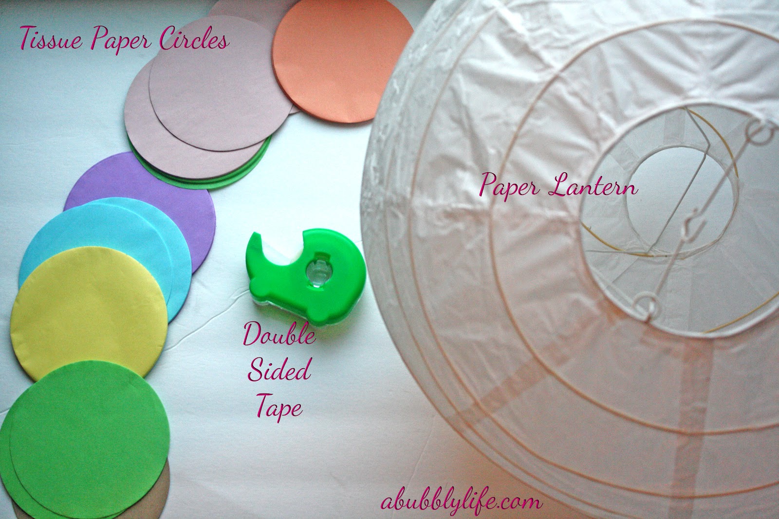 Bubbly Life: Paper Lantern DIY- Kalia's Nursery- The Details