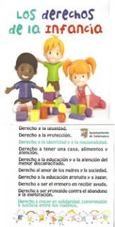  Materiales para trabajar los derechos del niño para preparar la participación en el concurso de los derechos de la infancia del Ayuntamiento de Salamanca.