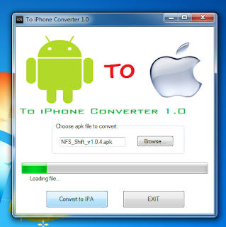 Apk games to IPA convertor