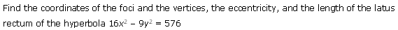 Solutions Class 11 Maths Chapter-11 (Conic Sections)