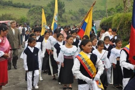  we celebrated Dia de la Bandera a day of national pride in Ecuador 