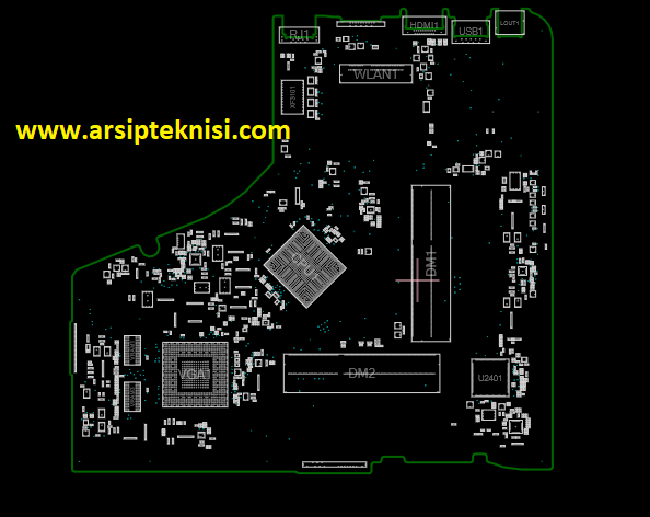Acer E1-410 EA40-BM Boardview