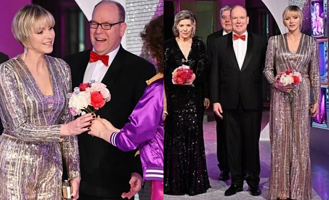 Princess Charlene Attends Rose Ball in Monaco For The First Time in 8 Years