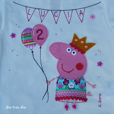 Camiseta Peppa Pig cumpleaños
