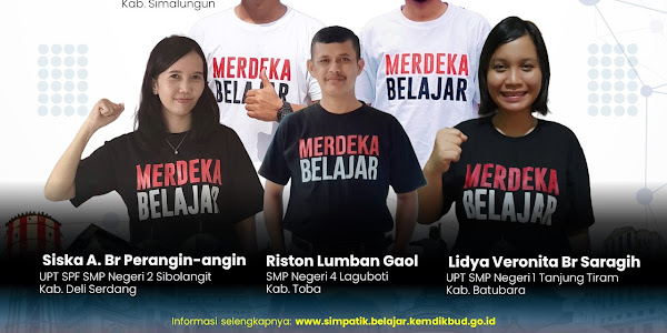 Kandidat Seleksi Duta Teknologi Kemendikbudristek Sumatera Utara Tahun 2023