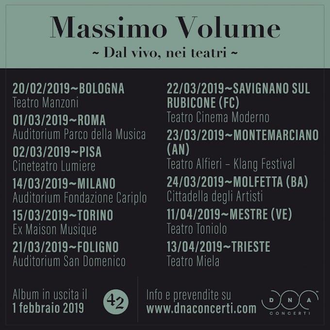 Massimo Volume: il grande ritorno. Un nuovo disco in uscita il primo febbraio per 42 Records e un tour nei teatri