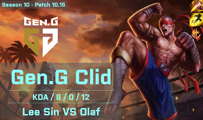 Gen G Clid Lee Sin JG vs Olaf - KR 10.15
