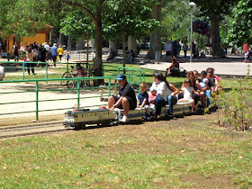 Train in Can Mercader Park