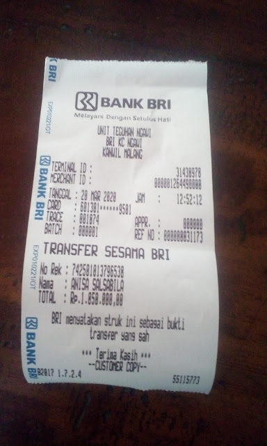 Testimoni Pengiriman Benih Padi Cakrabuana 04 - 90 HST @50kg ke Ngawi