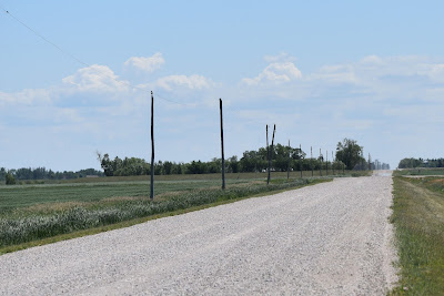 Great Trail on concession roads Manitoba.