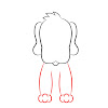 Dog Legs Cartoon