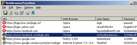 WebBrowserPassView