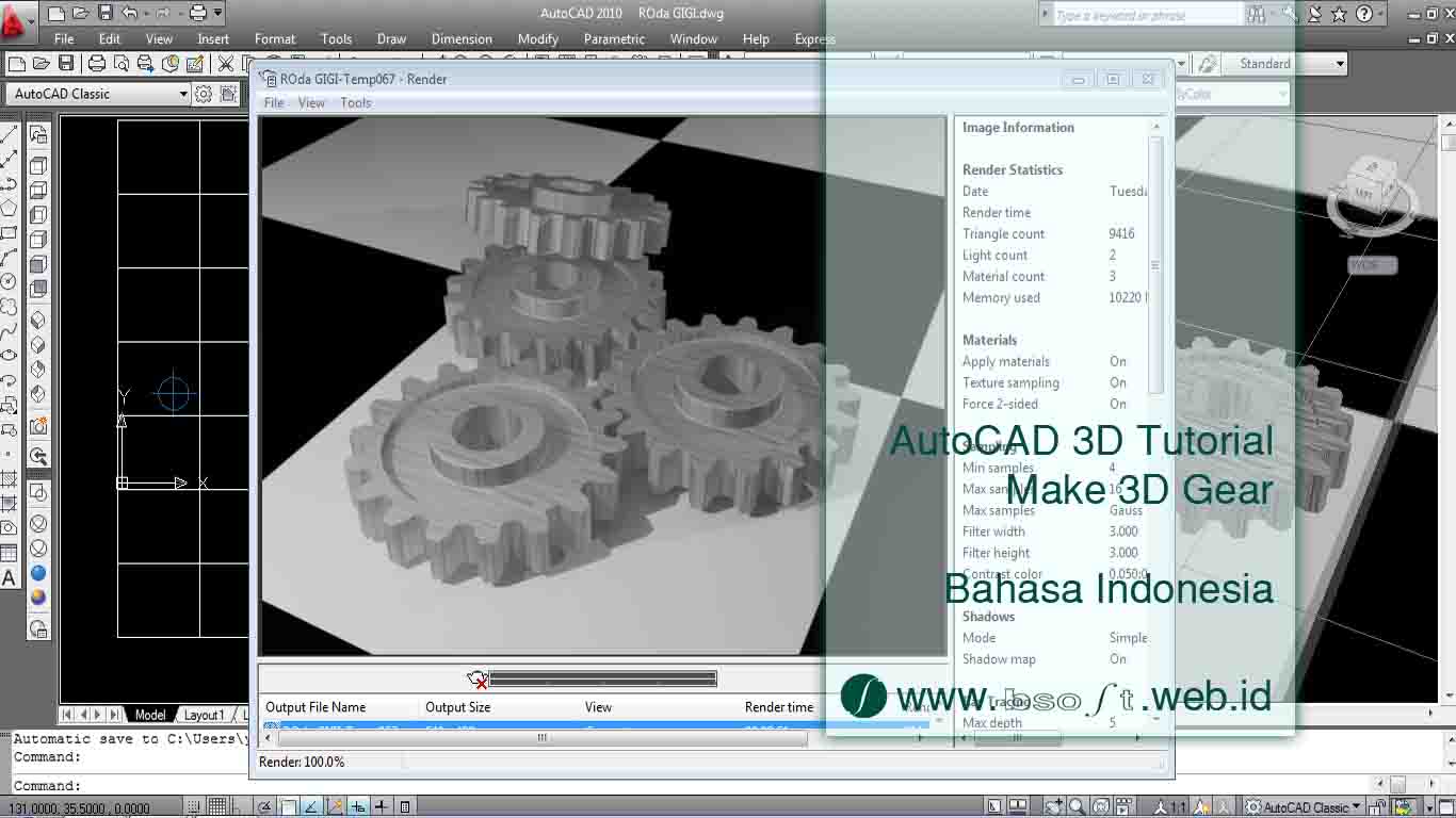 Belajar AutoCAD Membuat Cylinder Belajar Mudah AutoCAD