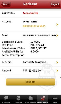 BPI Mobile App Redeem