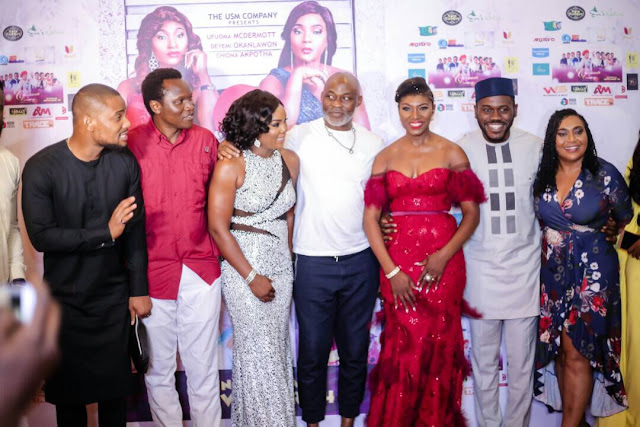 Rita Dominic, Omotola Jalade, Sola Sobowale, Biola Alabi and more attend ?Christmas Is Coming? movie premiere