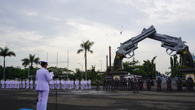 Puspomal Melaksanakan Upacara Peringatan Hari Ulang Tahun Ke -77 Tentara Nasional Indonesia Tahun 2022