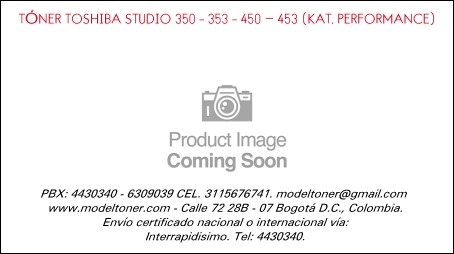 TÓNER TOSHIBA STUDIO 350 – 353 – 450 - 453 (KAT. PERFORMANCE)