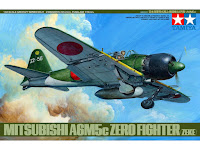 Tamiya 1/48 Mitsubishi A6M5c Zero Fighter (Zeke) (61027) Color Guide & Paint Conversion