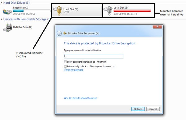 bitlocker drive protected