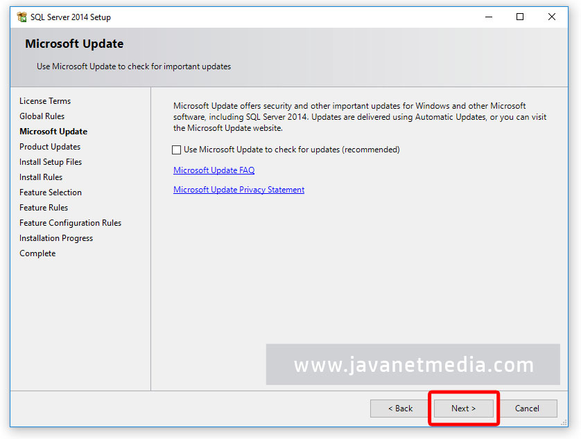 Cara Install Database SQL Server