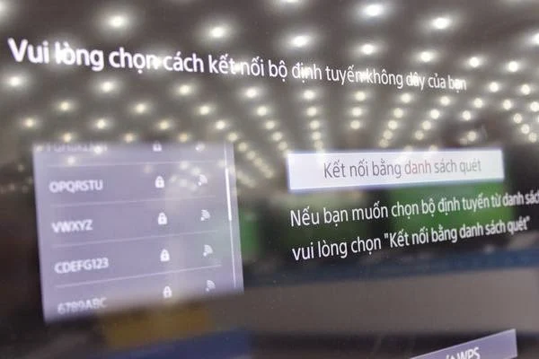 Hướng dẫn kết nối mạng cho Tivi Sony qua wifi 7