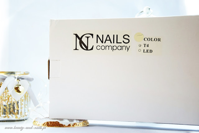 NC Nails Company - Lampka na stolik, srebrna.