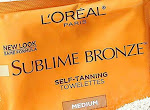 FREE L’Oréal Sublime Bronze Self-Tanning Towelettes Sample