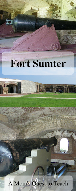 Fort Sumter Cannons and Parade Ground