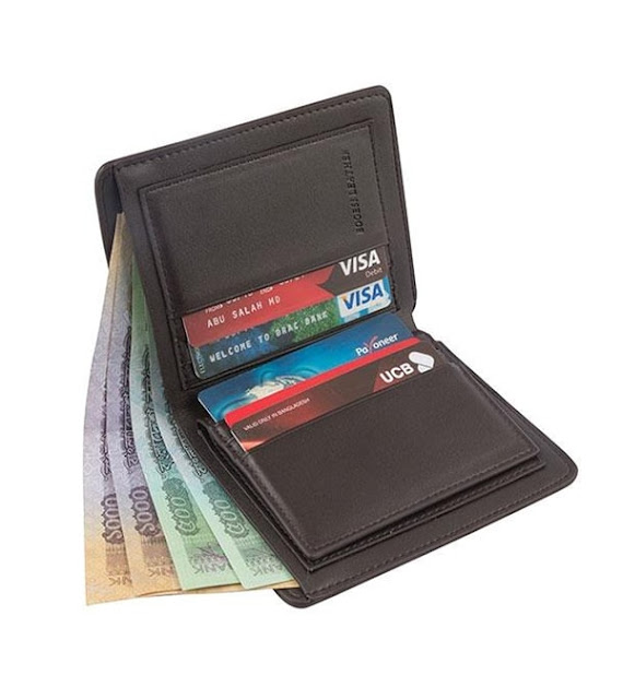 Artificial Leather Wallet And Card Holder For Men