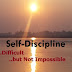 Inspiring Thoughts: Five Pillars of Self Discipline- Acceptance, Willpower, Hard Work, Industrious and Persistence