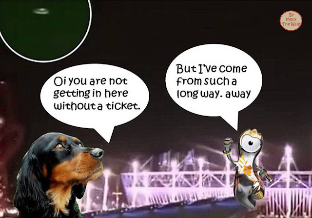 Aliens at the London 2012 Olympic Games.