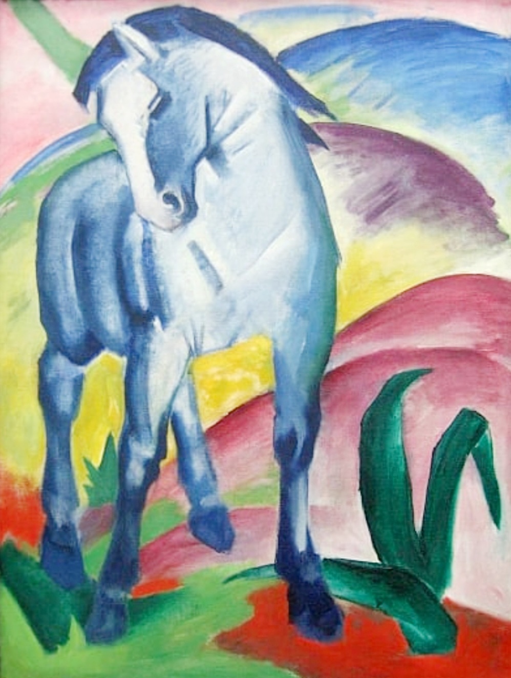 Franz Marc, "Caballo azul" (1912)