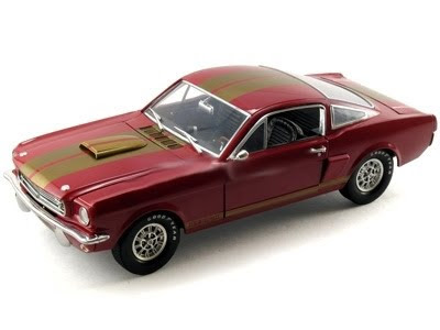 Shelby Collectibles 1966 Ford Mustang Shelby GT350H Red Gold Special Hertz Edition