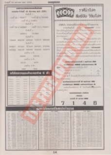 Thai Lottery First Paper Magazines For 16-01-2019 | Thailand Lottery Result Today
