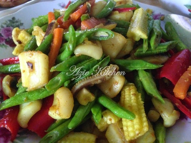 Sayur Campur Goreng - Azie Kitchen