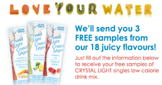 Free Crystal Light Drink Mix