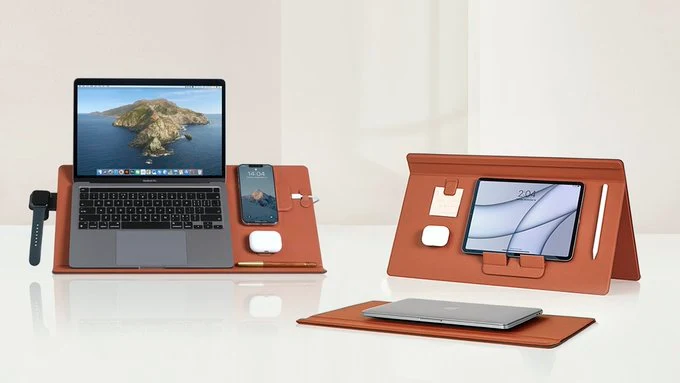 MOFT Smart Desk Mat -Snap, Stand & Organize All Your Devices