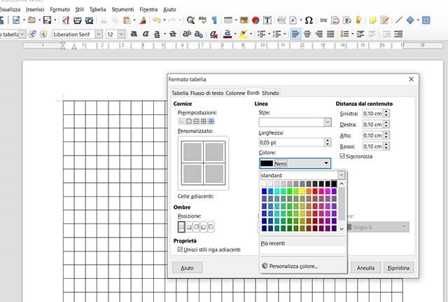 Come Creare Un Documento A Quadretti Con Word E Libre Office Idpcein