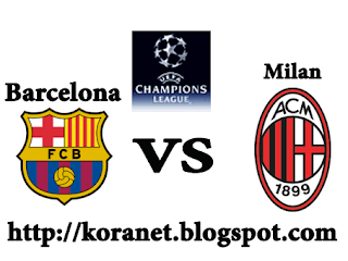 مشاهدة وبث مباشر مباراة برشلونة وميلان 12/3/2013 بث مباشر دوري أبطال أوروبا Barcelona vs Milan