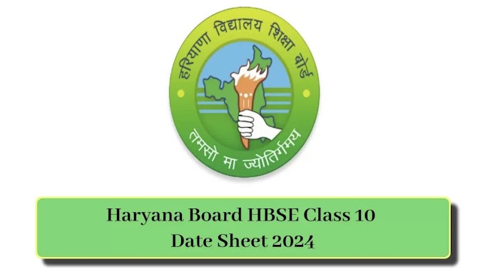 BSEH Annual Exam 2024 Date Sheet 10th, 12th  