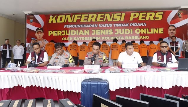 Satreskrim Polresta Barelang Ringkus Seorang Pengelola dan 11 Orang Telemarketing Judi Online