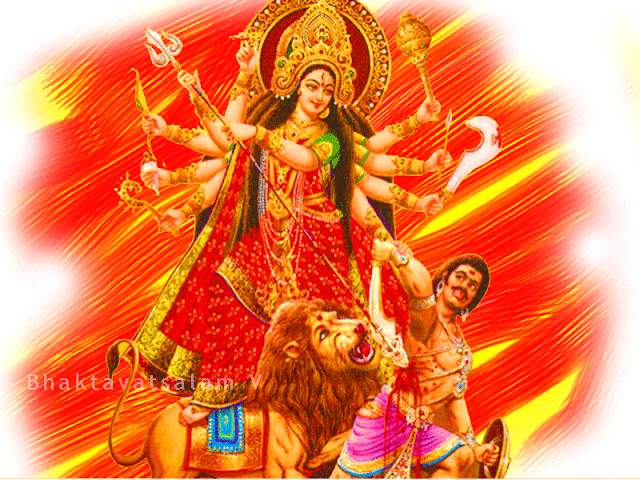 She is also Kali, Amba, Bhavani, Katyayani, Jagadhatri, Tara, Ambika and Annapurna.