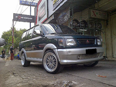 modifikasi mitsubishi kuda velg 18