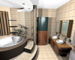 Modern Minimalist Interior Design Bathroom Photo