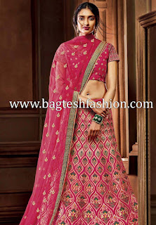 Exclusive Magenta Art Silk Lehenga