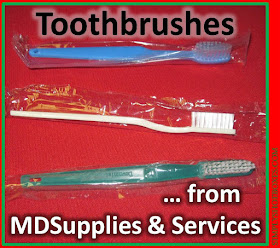 Three toothbrush reviews from MDSupplies & Services.  Options for Operation Christmas Child shoeboxes.