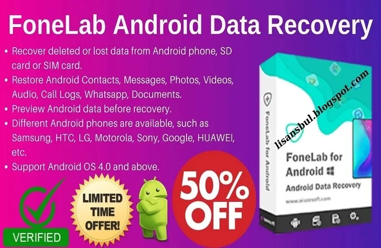 FoneLab Android Data Recovery Gutscheincode Rabatt